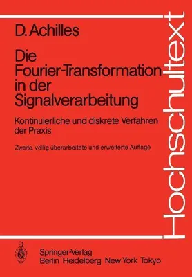 Produktbild von Die Fourier-Transformation in der Signalverarbeitung