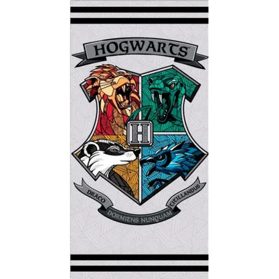 Obrázok produktu pre Plážová osuška z mikrovlákna Harry Potter Hogwarts 70x140