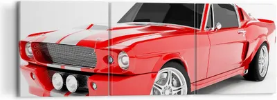 Produktbild von Bild auf Leinwand - Leinwandbild - Sport Geschwindigkeit Auto Chrom - 120x40cm - Wand Bild - Wanddeko - Leinwanddruck - Bilder - Kunstdruck - Leinwand bilder - Wandkunst - CA120x40-2563