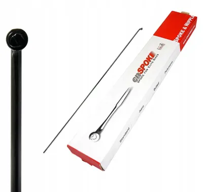 Produktbild von CnSpoke STD14 Fahrradspeiche Edelstahl schwarz 256mm