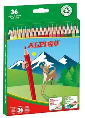 Produktbild von Alpino Al010600 Bleistift Sortiert Mehrfarbig  Kinder Mehrfarbig One Size