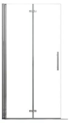 Produktbild von Duschspa Walk-In Faltbar Duschwand 96.5 x 185cm Drehbar Duschtrennwand 6mm Nano-ESG Falttür Duschabtrennung