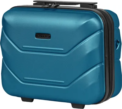 Obrázok produktu pre Kozmetický kufor Wings Peacock 3.0, 14" ABS+, modrý, 15 l, Titan Edition