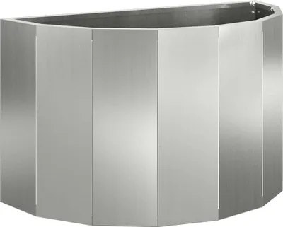 Immagine prodotto di Fioriera Argento 60 x 30 x 35 cm Acciaio zincato
