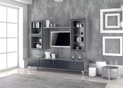Zdjęcie produktu dla szafka pod telewizor Nowoczesna szafka wisząca do salonu szafki wiszące 4 szt
