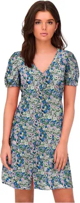 Produktbild von Only Nova Lux Kurzarmkleid Blau XS Frau Blau XS