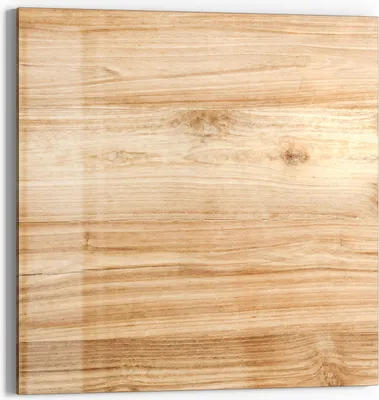 Produktbild von DEQORI Magnettafel Glas 30x30 cm 'Holzstruktur detailliert' beschreibbar Whiteboard