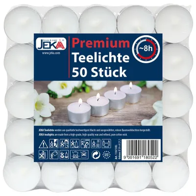 Produktbild von Teelichte Nr.8 50Stück von Jeka