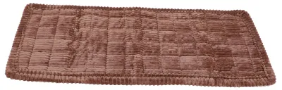 Produktbild von Auto-Hundebettmatte, 62 x 137 cm, waschbar, bequem, weich, rutschfest, Rücksitzverlängerung, flauschiges Haustier für LKW, SUV, Dunkelbraun