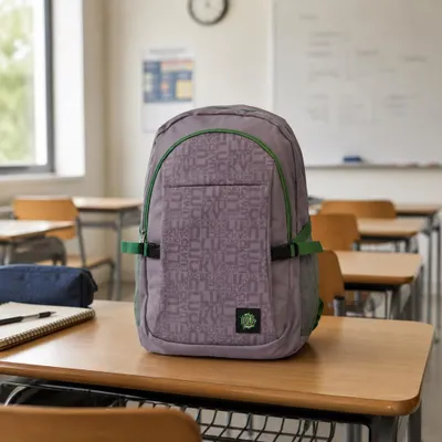 Produktbild von Biggdesign Moods Up Laptop-Rucksack für Männer und Frauen, wasserdichte Arbeitstasche mit Laptop-Fach, Reiserucksack, 15 Zoll Laptop und Notebook, Anti-Diebstahl, Grau