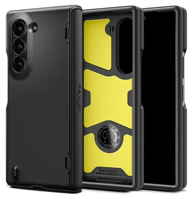 Image de Spigen Slim Armor Pro, coque de protection, pour Samsung, Galaxy Z Fold 6, 19,3 cm (7,6 pouces), noire