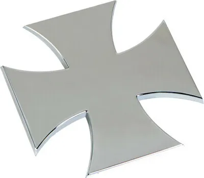 Zdjęcie produktu dla Emblemat 3D chromowany - Krzyż