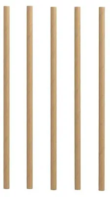 Produktbild von 1200 Shake-Halme, Papier Ø 8 mm · 25 cm braun