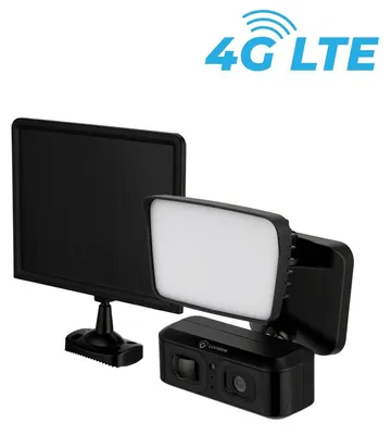 Produktbild von LUVISION 4G / LTE Solar Außenleuchte Flutlicht mit Kamera Solar Lampe für Garten mit PIR Bewegungserkennung