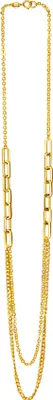 Produktbild von V Collier 375/- Gold 45cm gelb 324350262-2