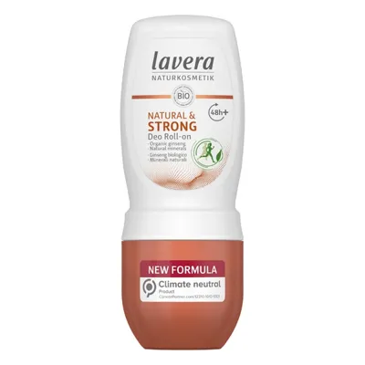 Produktbild von Lavera Natural & Strong 48+ h Deodorant Roll-On with Organic Ginseng and Natural Minerals 50ml