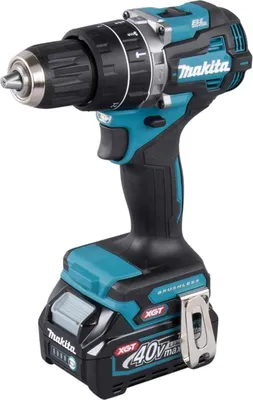 Image de Perceuse-visseuse à percussion sans fil Makita XGT 40 V max - 64 Nm - 13 mm - 2 200 tr/min