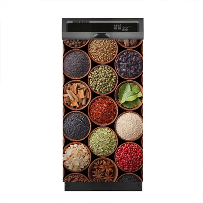 Produktbild von Magnete Dekorative 45x80 cm Küche Magnetmatte Spülmaschine - Gewürze Gemüse