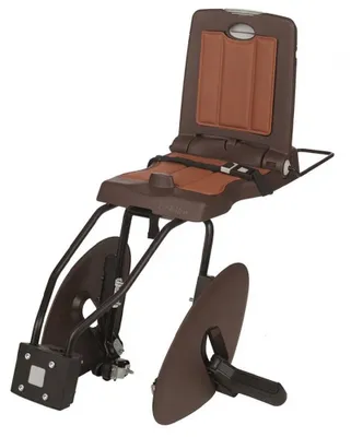 Produktbild von Bobike Junior Classic Plus Kindersitz Für Fahrrad Hinten Braun Max 35 kg Junge Braun Max 35 kg