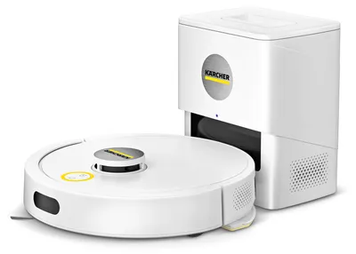 Produktbild von Karcher RVC 3 Comfort white floor cleaning robot with base station