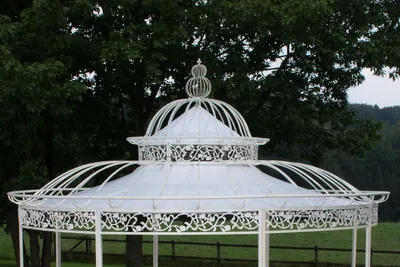 Produktbild von CLP Dach für Luxus Pavillon Romantik weiß Größe Ø 350 cm