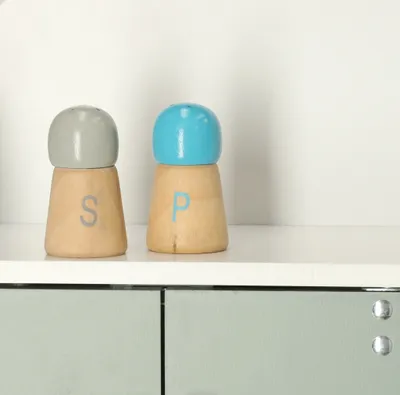 Obrázek produktu pro Dřevěná kuchyně MDF LULILO Saliko s espresso kávovarem