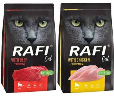 Zdjęcie produktu dla Dolina Noteci Rafi Cat Karma Sucha Dla Kota Z Wołowiną 7kg