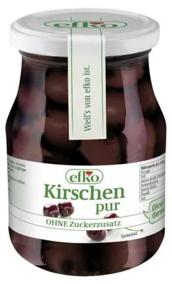 Produktbild von Kirschenkompott pur 370ml von efko - 6er Vorteilspack
