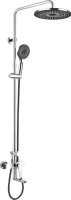 Immagine prodotto di Miscelatore per vasca Mereo Eve con piatto doccia rotondo, nero - CBE60101SFE