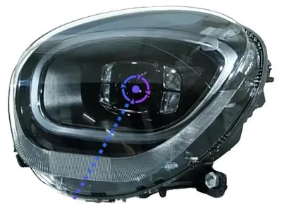 Obrázek produktu pro Sada světlometů, kompatibilní s Countryman R60, LED technologie, snadná instalace, pro originální halogenové žárovky