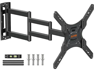 Zdjęcie produktu dla Uchwyt ścienny TV z długim ramieniem 26-60 cali Uchwyt narożny TV 749 mm, VESA 400x400 mm, do 35 kg