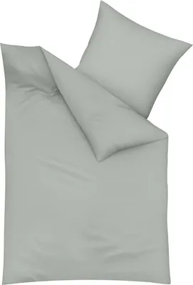 A neatly folded duvet cover and pillowcase set on a white background.