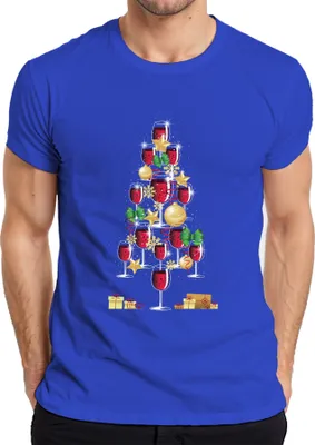 Produktbild von Wein Winzer Weinliebhaber - Weihnachten Weihnachtsgeschenk Christmas Herren T-Shirt, Blau, XL
