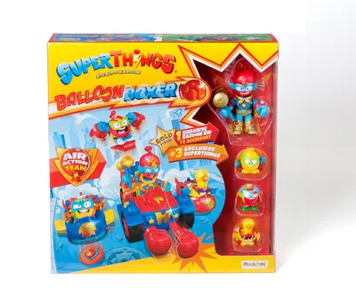 Produktbild von Superthings Ballon Boxer Roboterauto-Set