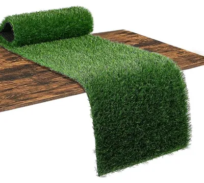 Productafbeelding van Kunstgras tafelkleed, 36 x 122 cm. Kunstgras tafelonderlegger voor feesten en decoratie