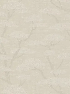 Produktbild von Vliestapete Pinien Wald im Retro Look – Beige