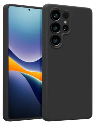 Produktbild von kwmobile Handyhülle für Samsung Galaxy S25 Ultra Hülle - Case Silikon - Kabelloses Laden - Schutzhülle Cover in Dunkelgrau