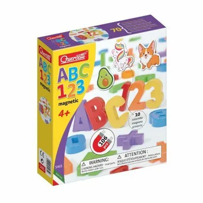 Obrázek produktu pro Magnetická písmena + čísla 5465 Quercetti