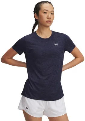 Produktbild von Under Armour Tech Twist Ssc Kurzarm-t-shirt Blau L Frau Blau L