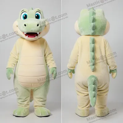 Produktbild von Cremiger MASTICOT Cartoon-Krokodil-Maskottchen