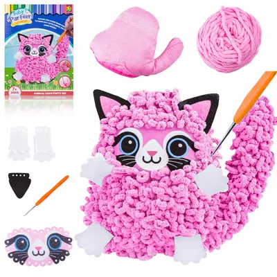 Produktbild von DK Kreativ Nähset Kuscheltier Kätzchen DIY zum Selbernähen
