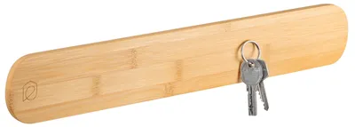 Produktbild von eluno Schlüsselbrett, magnetische Schlüsselleiste aus Bambus