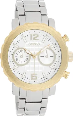 Produktbild von Oozoo Armbanduhr gold Metall Vintage Series Herren Analog-Quarzuhr UOC5746A