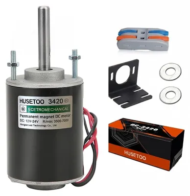 Gleichstrommotor 12/24 V, 30 W, 43 mm Welle, 3500/7000 U/min