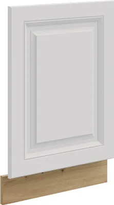 Produktbild von Frontblende für integrierten Geschirrspüler 45 cm Stilo Weiß + Eiche Artisan