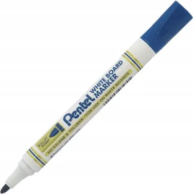 Immagine prodotto di Pennarello Pentel per lavagna bianca MW85, punta tonda, blu