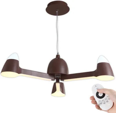Produktbild von 9072-3 LED Deckenleuchte mit Fernbedienung Lichtfarbe/Helligkeit einstellbar