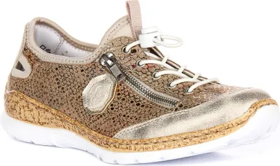 Produktbild von Rieker N42V1-92 in Gold für Damen – 5 UK - 38 EU - 7 US / Gold