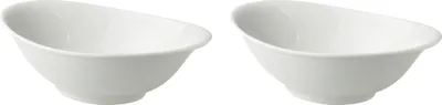 Produktbild von Palmer White Delight, Schale oval, 25 x 16 cm, 70 cl, 2 Stück, weiß Porzellan