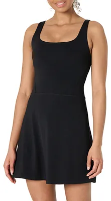 Produktbild von A. Essentials Damen Sportliches Anschmiegsames FormFlex-Tenniskleid, Lang, Schwa